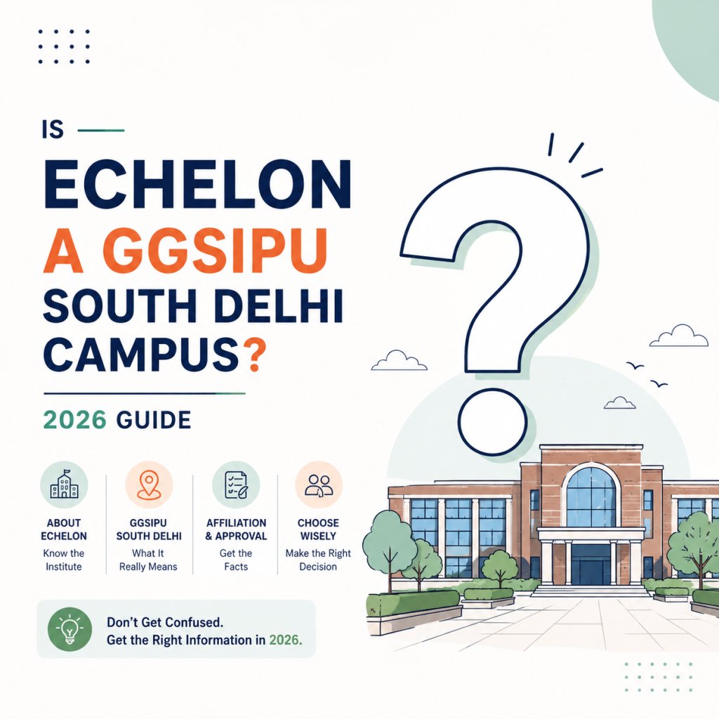 Is Echelon a GGSIPU South Delhi Campus 2026 Guide