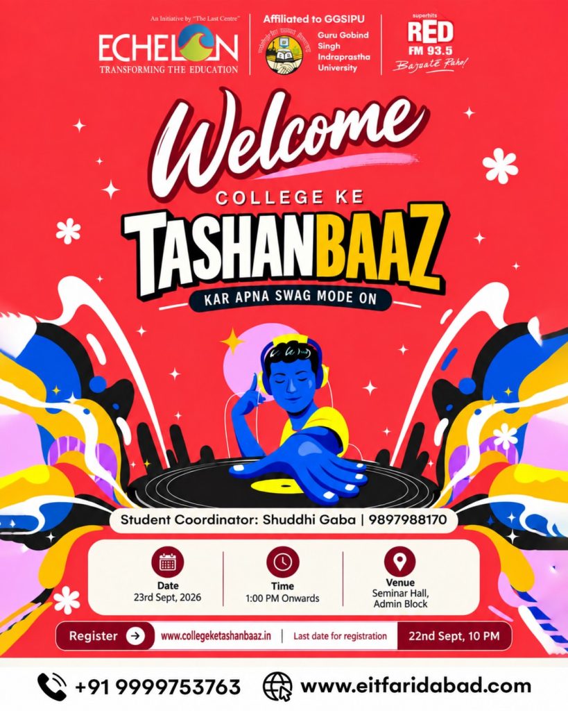 College Ke Tashanbaaz 2026 at Echelon Institute of Technology, Faridabad