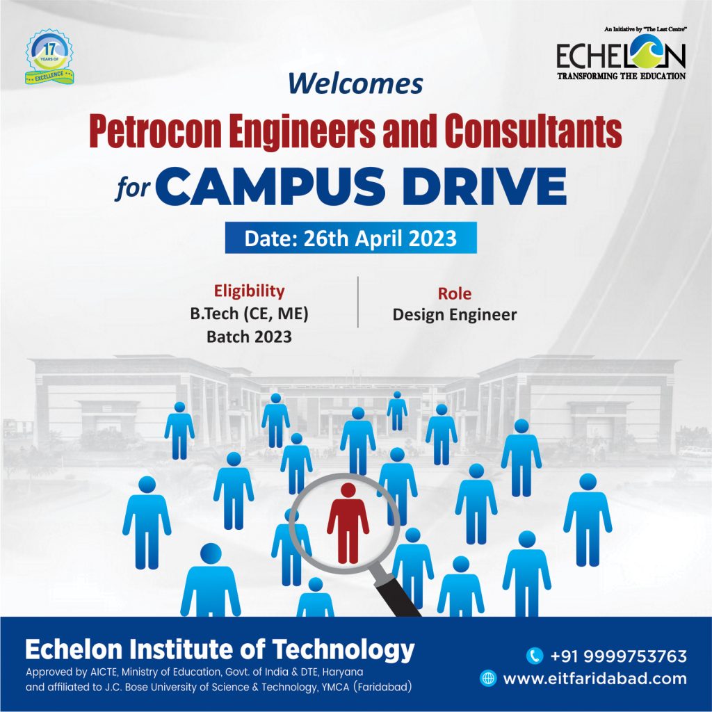 Placement Drive for Petrocon Engineers and Consultants